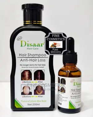 DISAAR Anti-Hair Loss Shampoo and Hair Growth Booster Oil