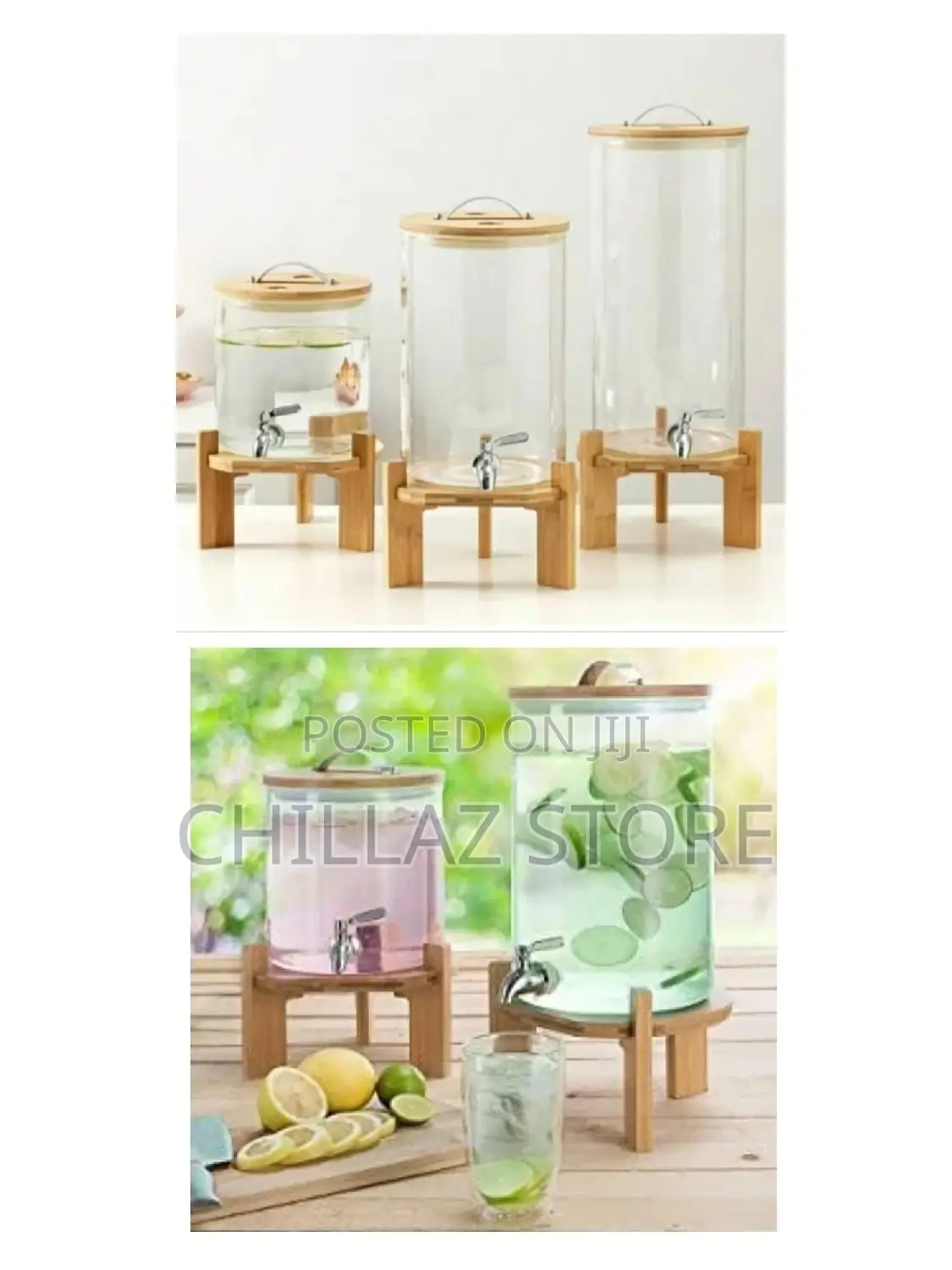 Glass Juice Dispenser