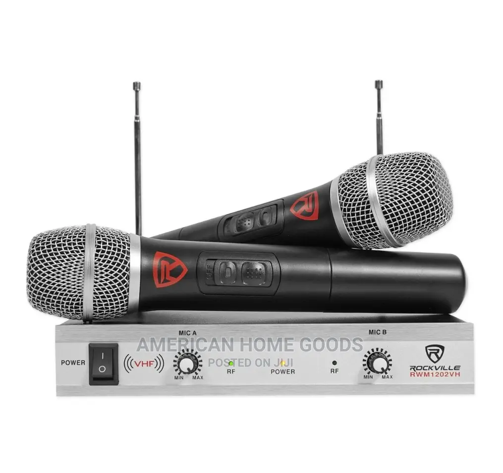 Rockville RWM1202VH UHF Dual Channel Wireless