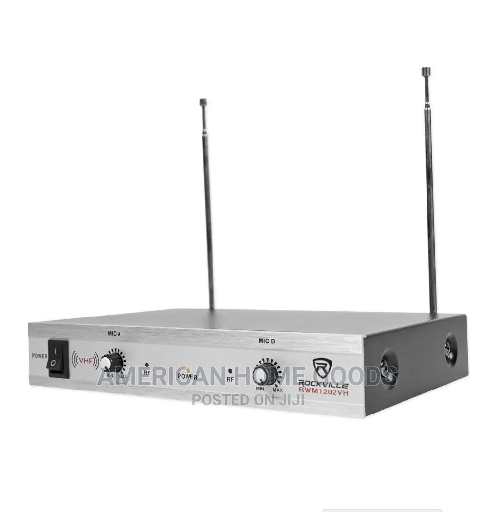 Rockville RWM1202VH UHF Dual Channel Wireless