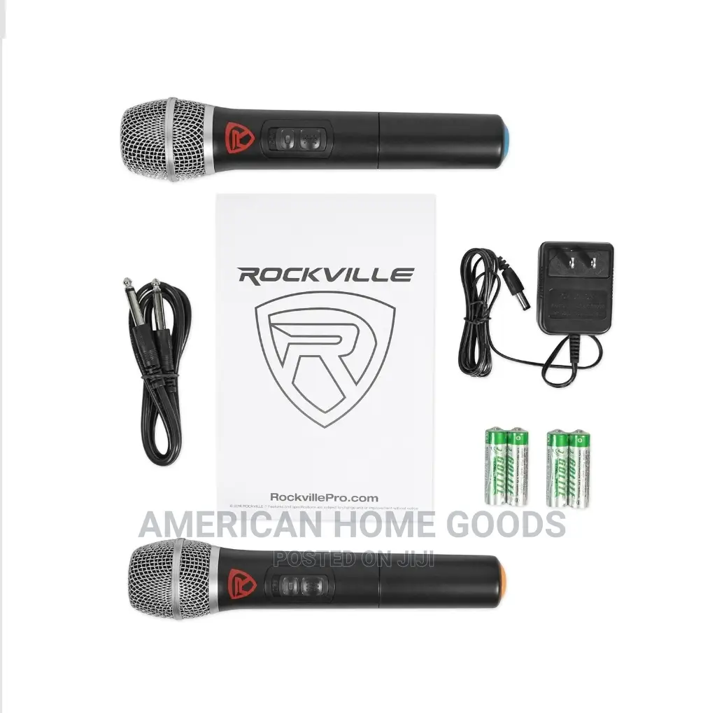 Rockville RWM1202VH UHF Dual Channel Wireless