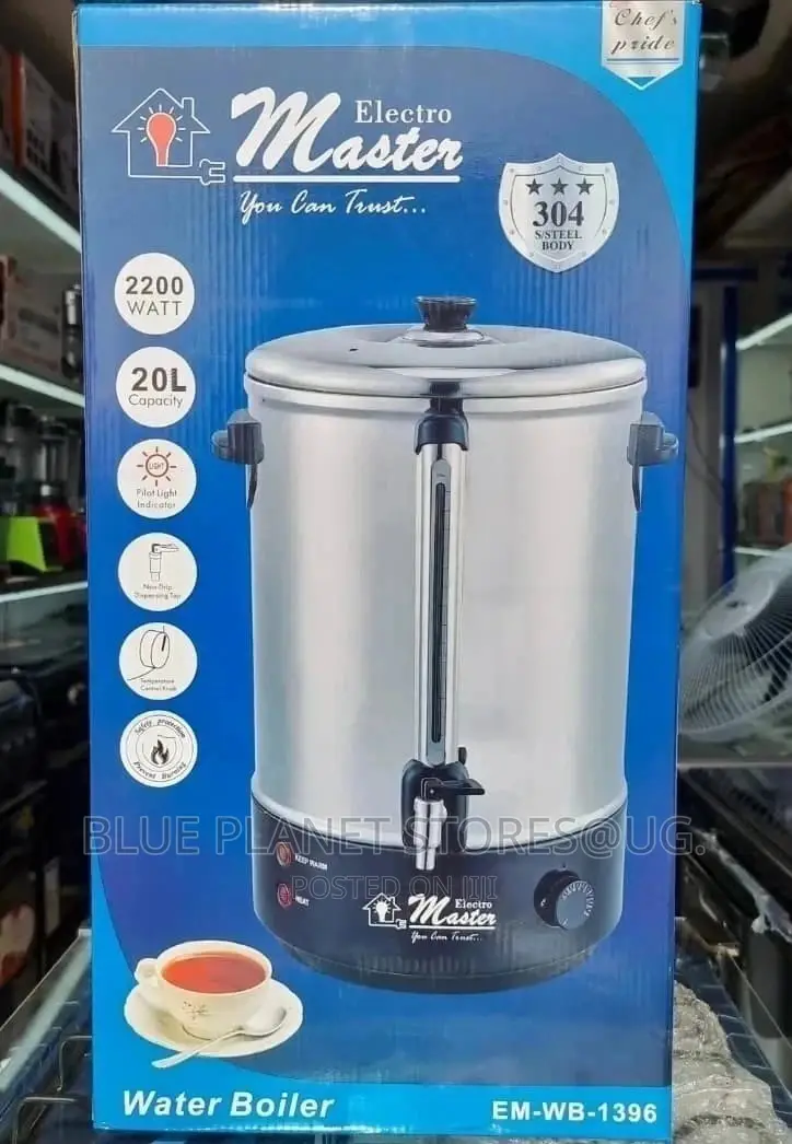 Electro Master 20L Electric Water Boiler || 2200w/Em-Wb-1396