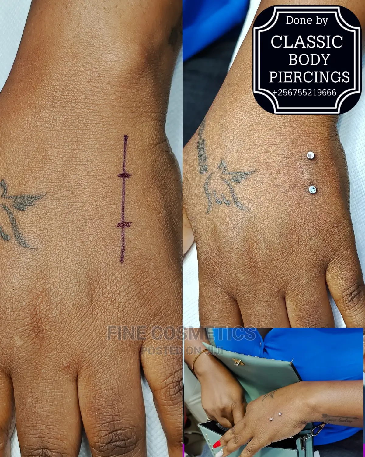 Wrist Piercing ,Hand Piercing, Finger Piercing Piercings Ug