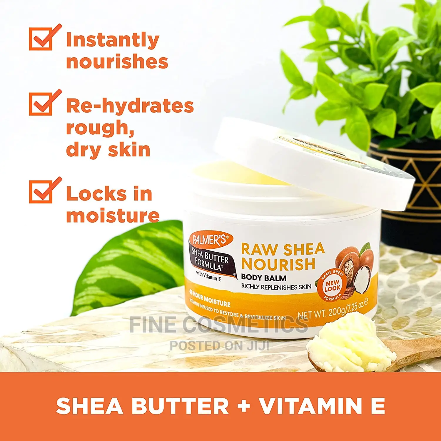 Palmer’S Raw Shea Butter Body Butter Balm for Very Dry Skin