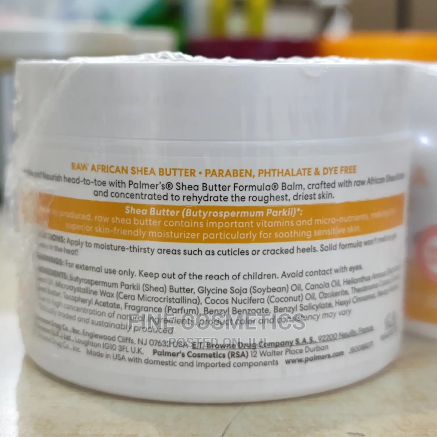 Palmer’S Raw Shea Butter Body Butter Balm for Very Dry Skin