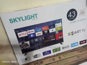 Skylight 43": Flameless Android Tv