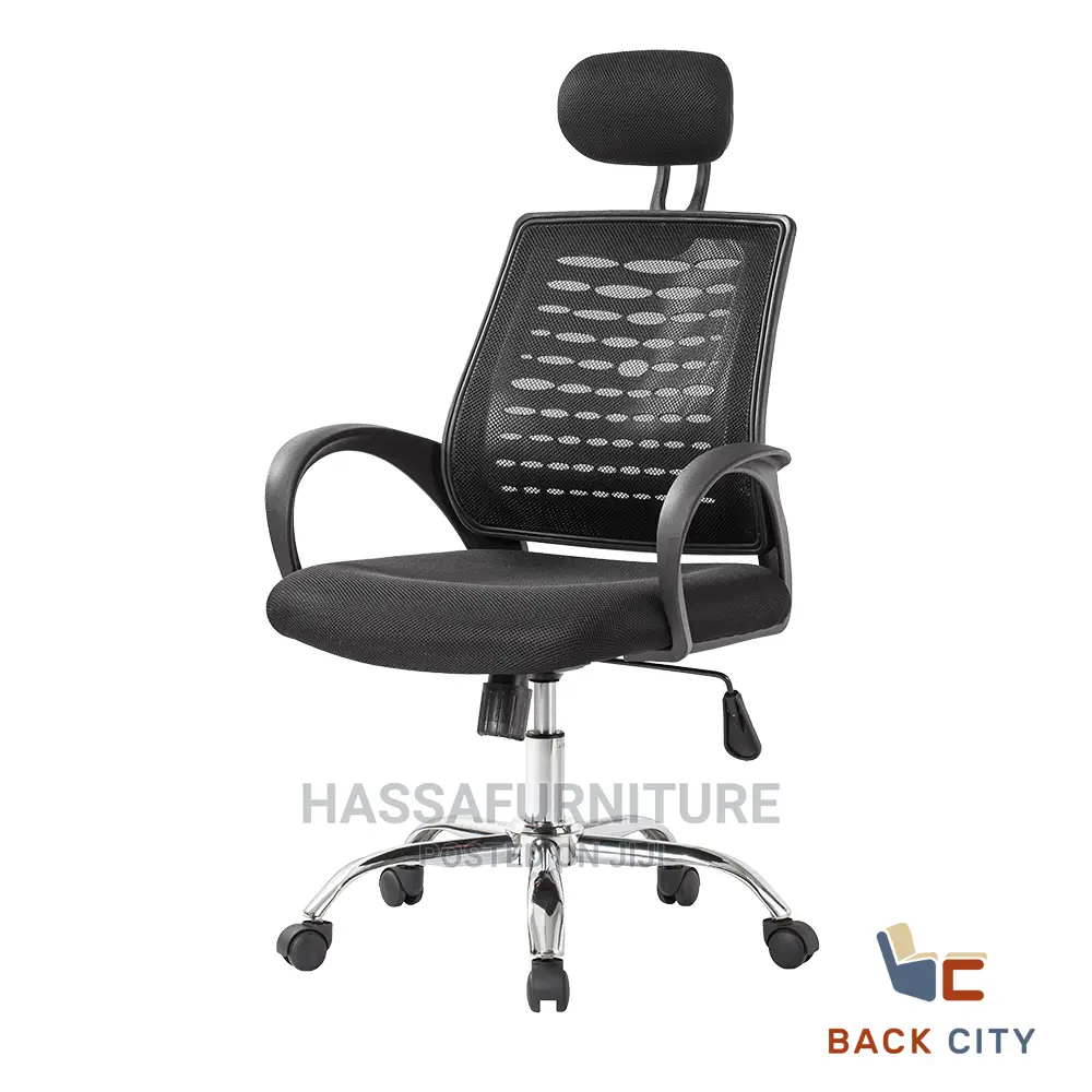 Mesh High Back Office Chair With Headrest