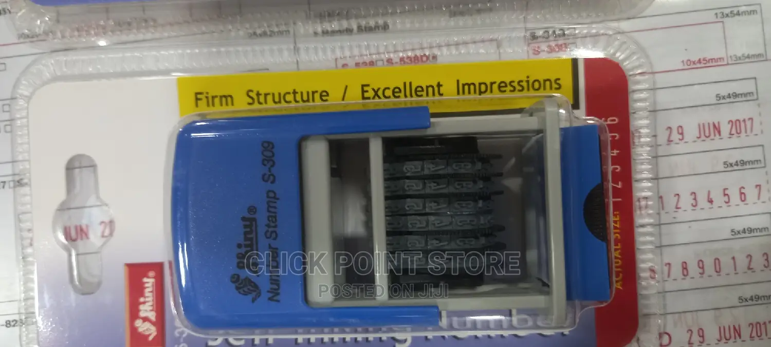 Shiny S309 6 Digit Number Stamps / Stamp (Stamps)