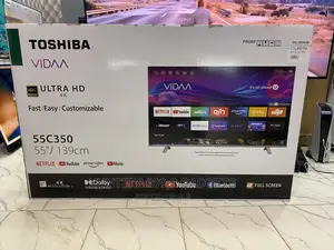 Toshiba 55inches Toshiba Smart Vida Frameless Silver Body