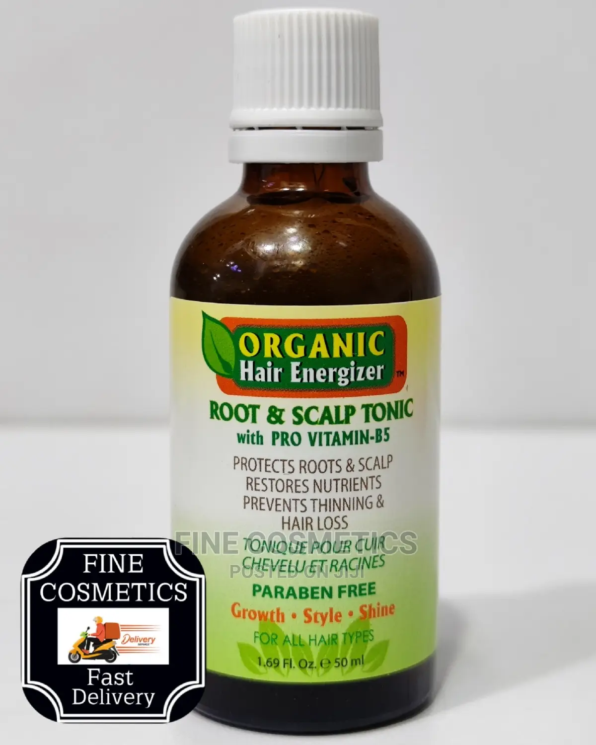 Organic Hair Growth Booster Kit of Oil and Cream Made in USA