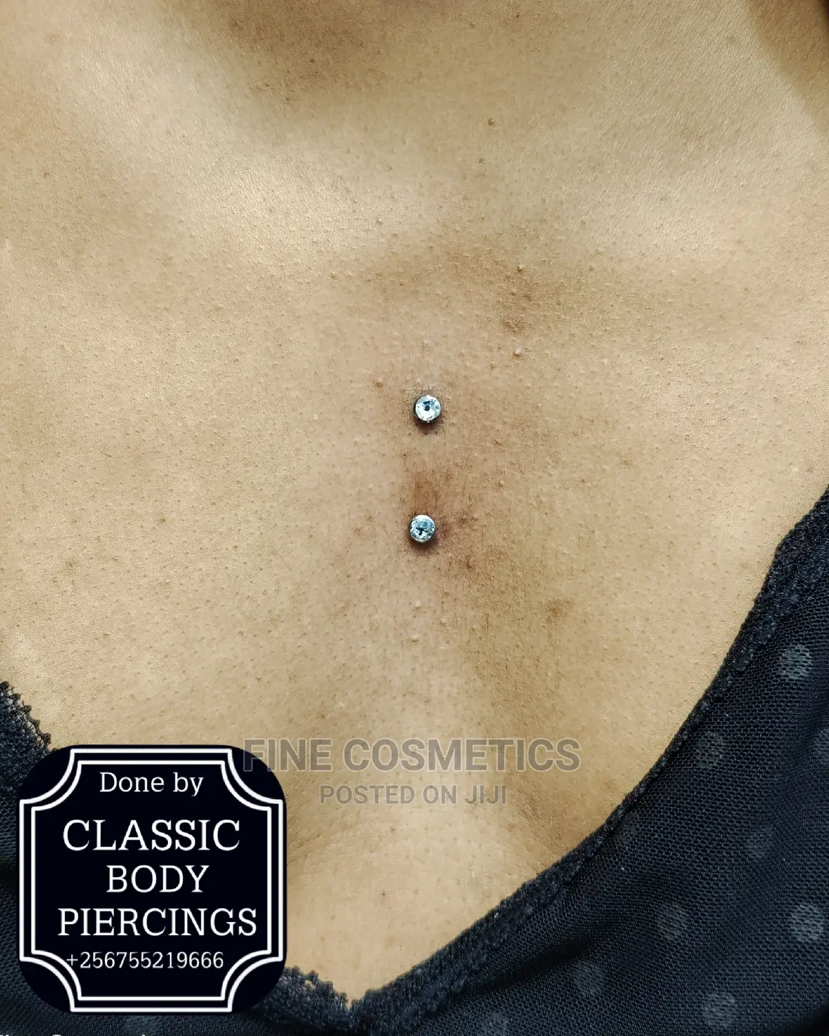 STERNUM Piercing, Breast Bone Piercing Kampala Uganda