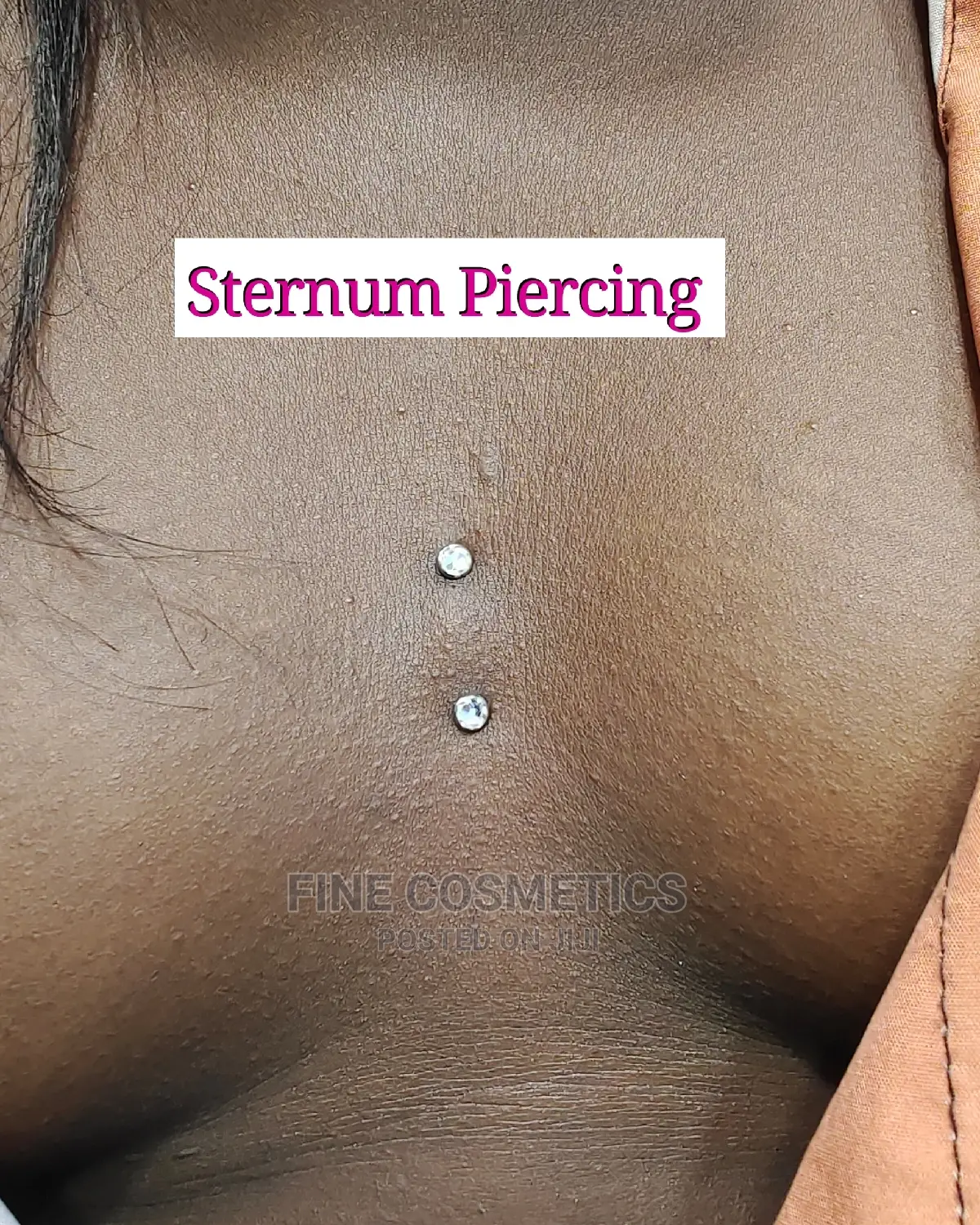STERNUM Piercing, Breast Bone Piercing Kampala Uganda