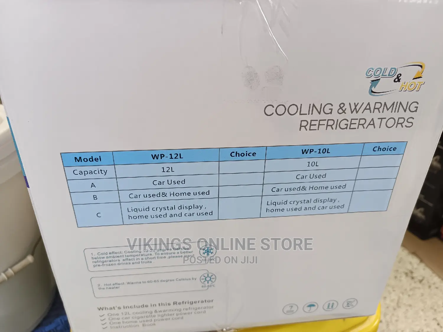 12L Car Cooling and Warming Refrigerator