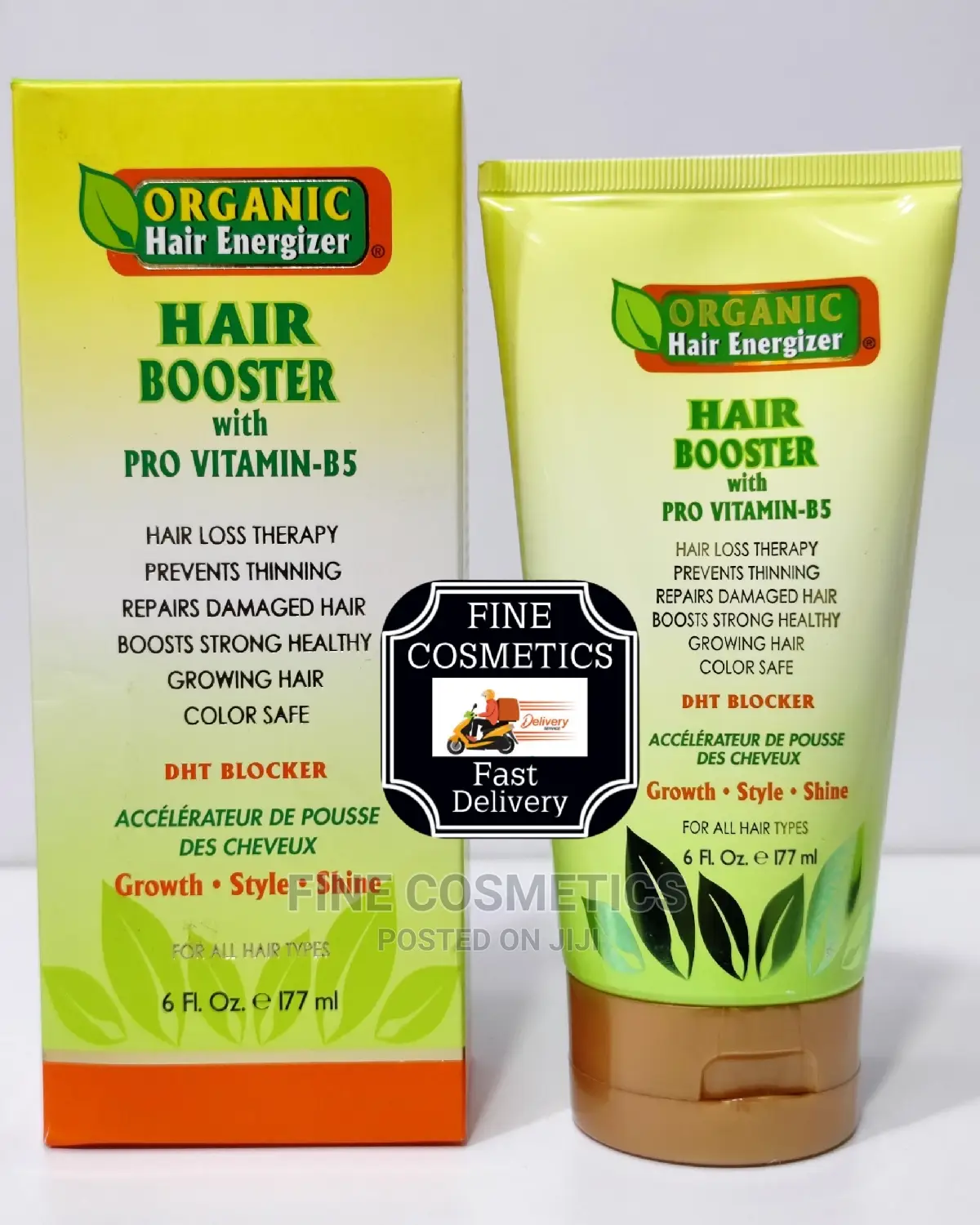 Organic Hair Growth Booster With Pro Vitamin-B5 Made in USA