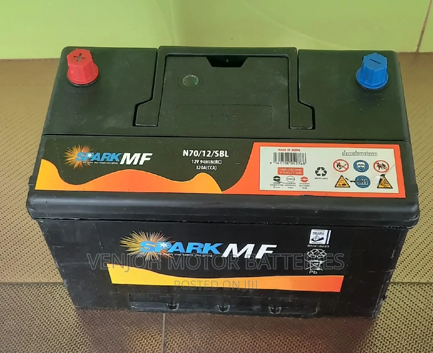 N70 - 70 Ah Car Battery Spark MFR