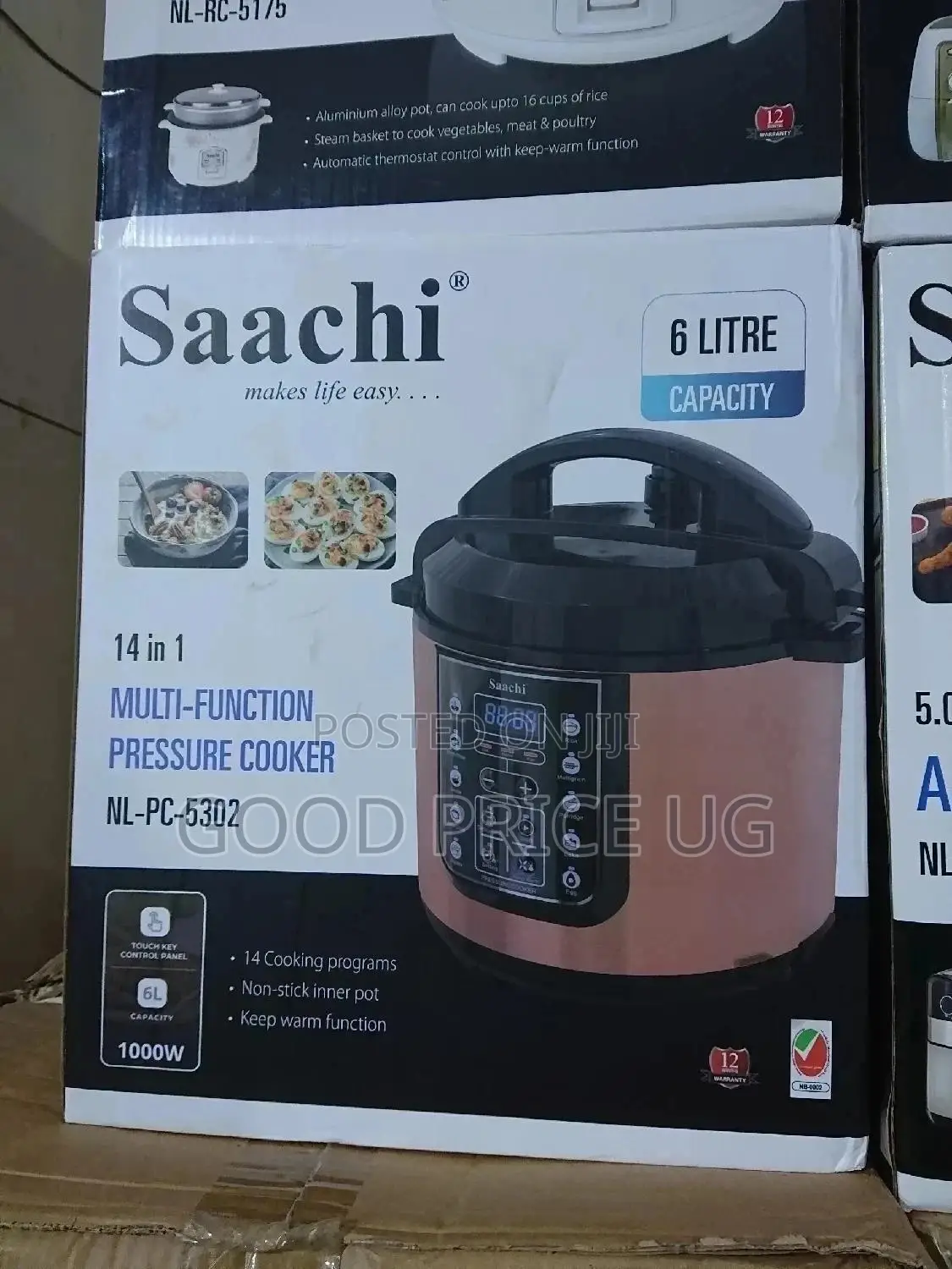 6 Litres Saachi Multi Function Pressure Cooker