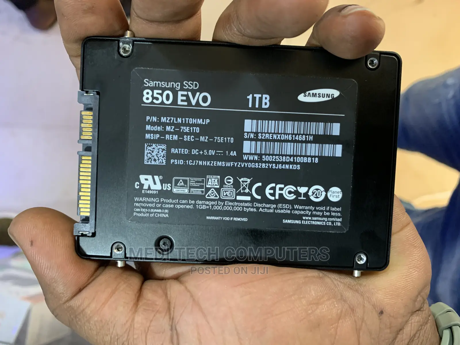 Hard Drive Ssd Type Samsung 1tb or 1000gb Storage