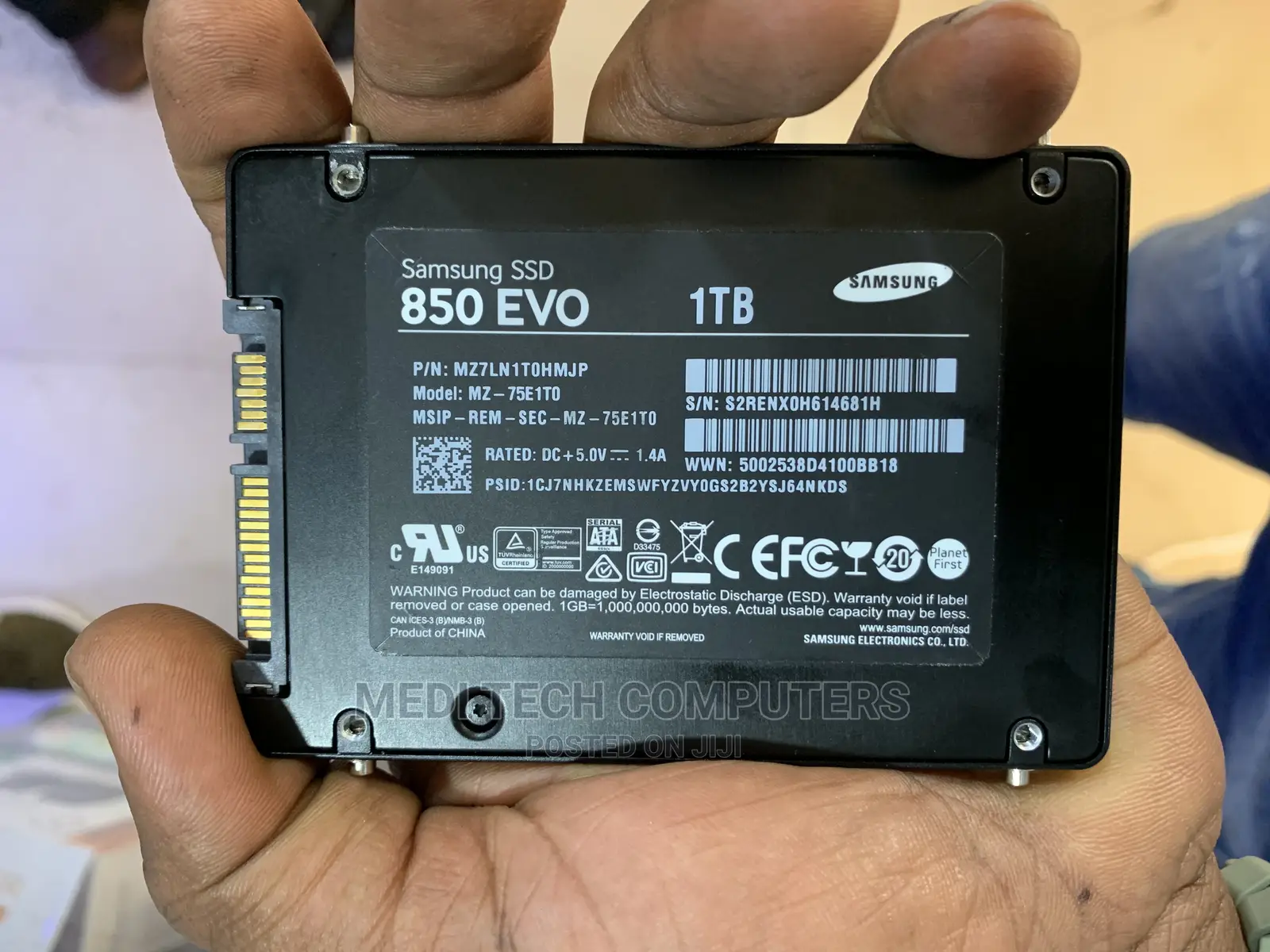Hard Drive Ssd Type Samsung 1tb or 1000gb Storage