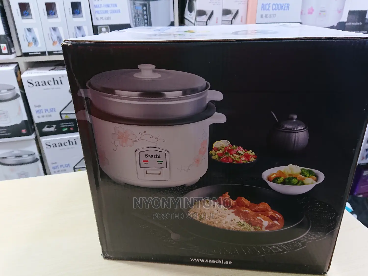 2.8 Liters Saachi Electric Ricecooker With Steamer