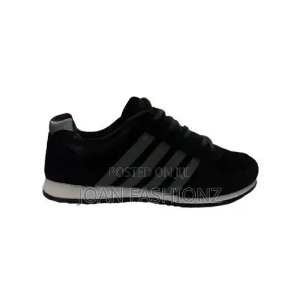 Men's Unisex Sneakers-Black Grey