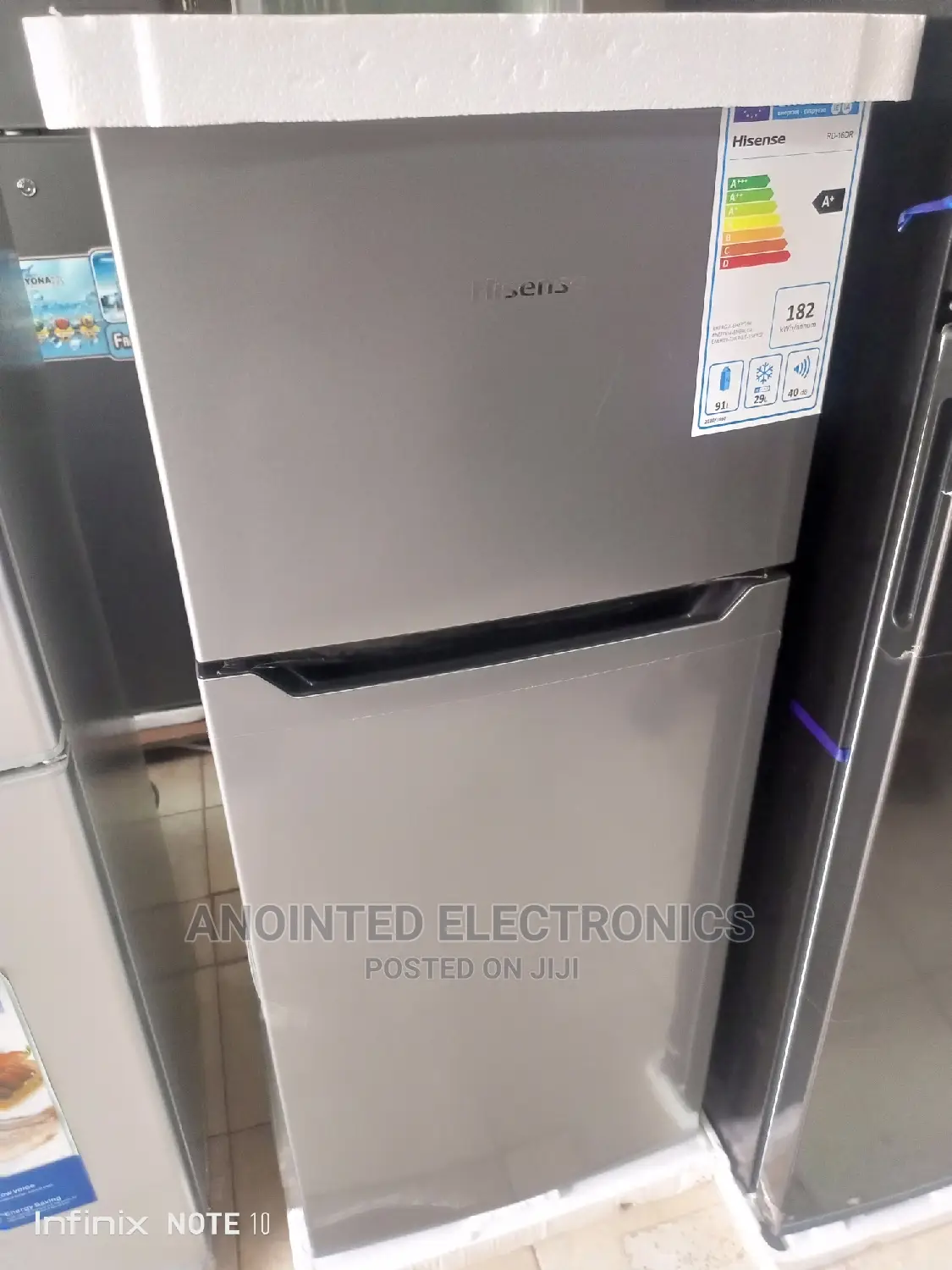 Hisense Double Door 126L