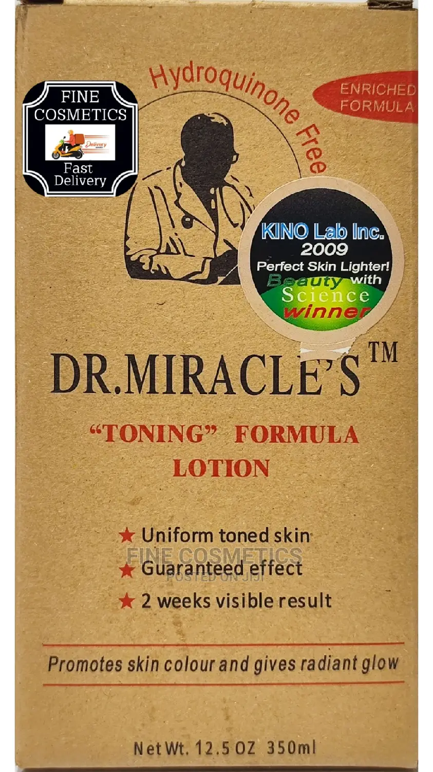 DR MIRACLE'S Toning Formula Brightening and Glowing Lotion