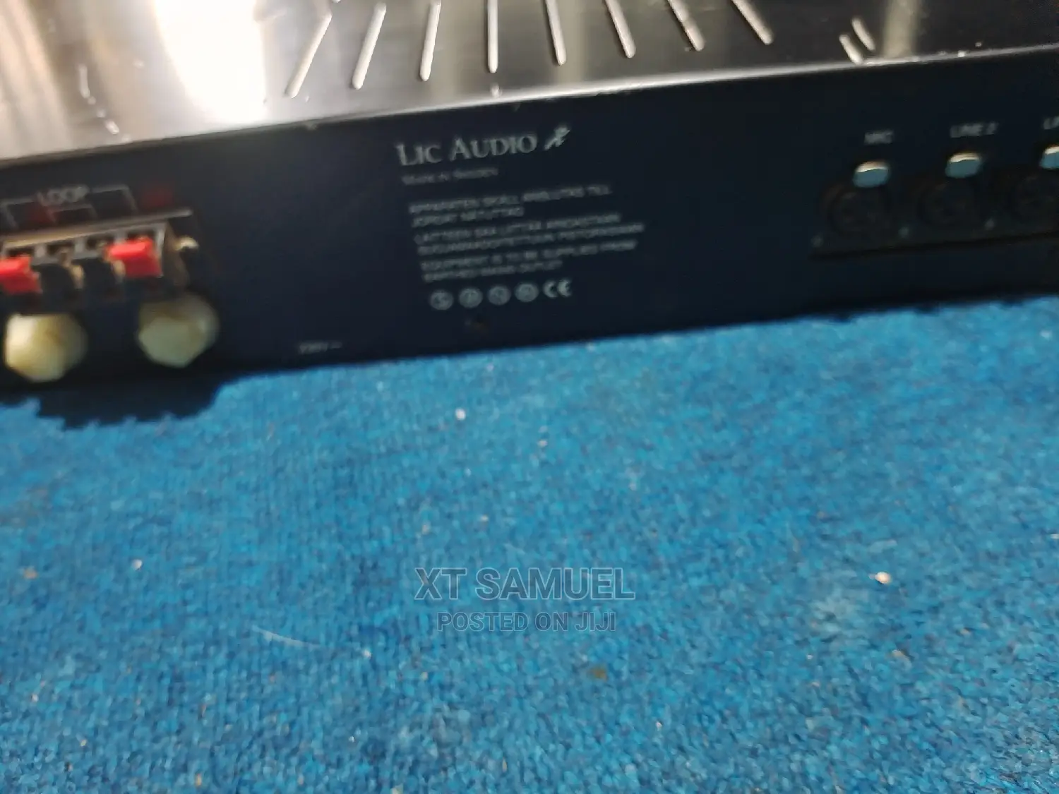 Lic Audio XL-500R 500W PRO AMP With Microphone Inputs