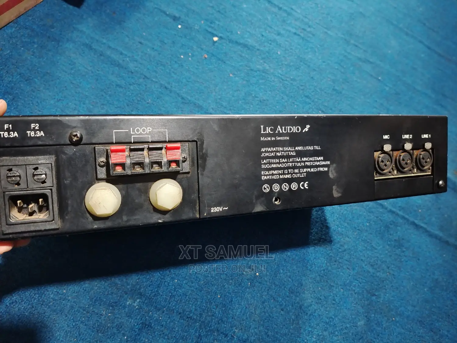 Lic Audio XL-500R 500W PRO AMP With Microphone Inputs