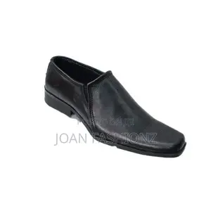 Men's Leather Shoes-Black