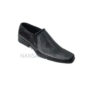 Men's Leather Shoes-Black