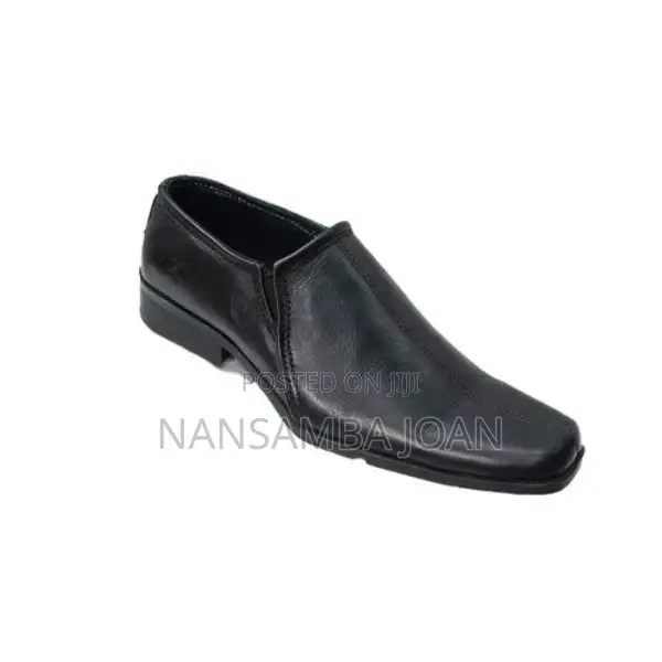 Men's Leather Shoes-Black