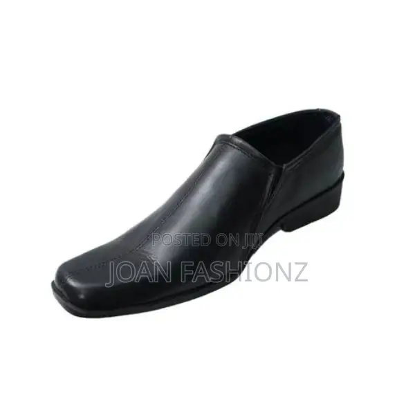Men's Leather Shoes-Black