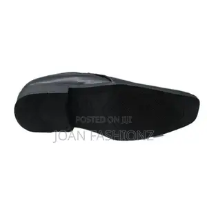 Men's Leather Shoes-Black