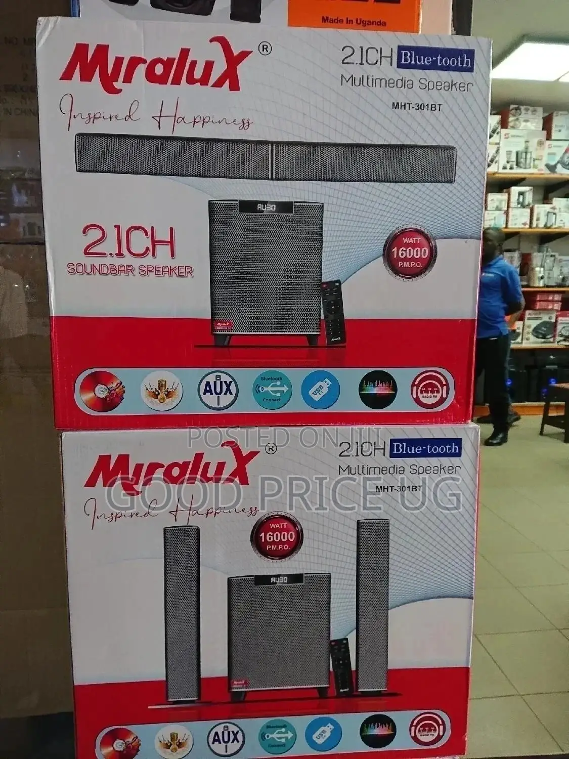 2.1 Channel Myralux Sound Bar Speaker