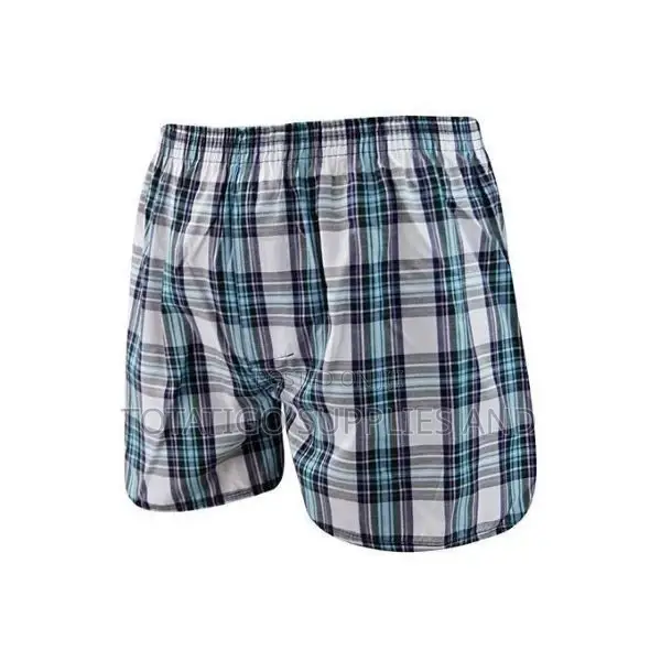 Men's Checkered Boxers - Multi-Color-6 Pieces