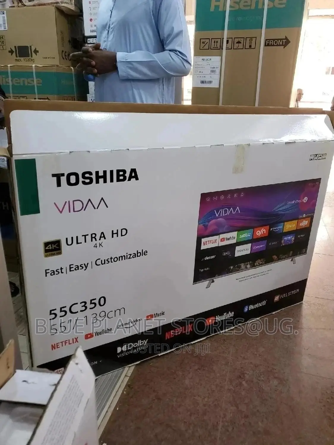 TOSHIBA 55inch Ultra HD Smart Tvs || VIDAA || 55c350kw