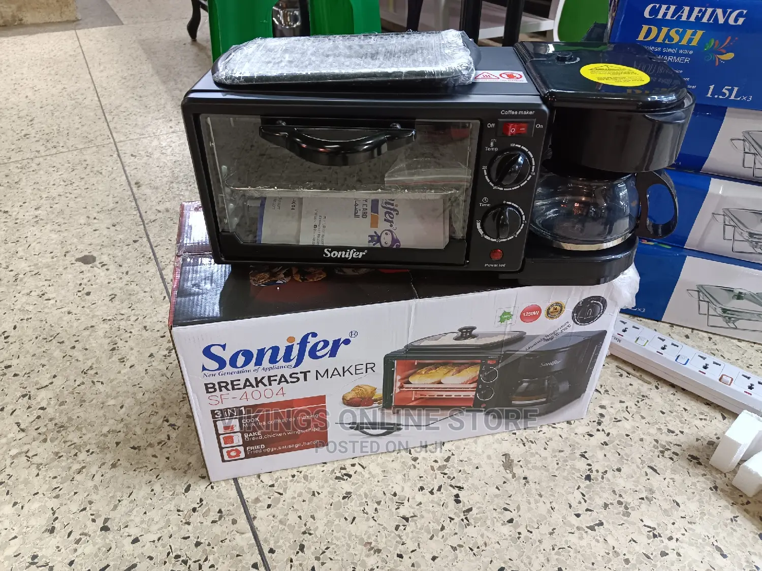Sf4004 Sonifer 3 in 1 Breakfast Makerm