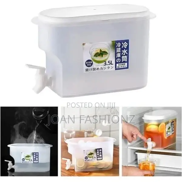 3.5L Fridge Beverage Dispenser With Faucet In Container