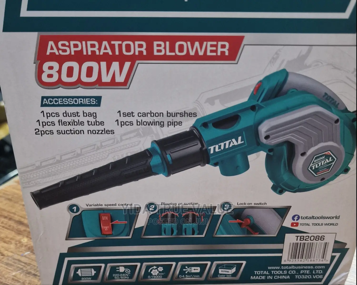 Air Blower 800w Total Brand