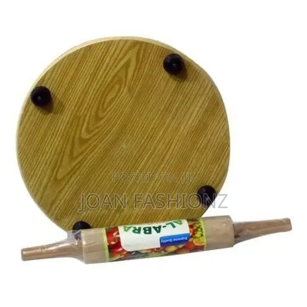 Chappati Rolling Board/Cutting Board With A Rolling Pin