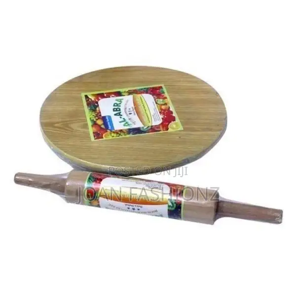 Chappati Rolling Board/Cutting Board With A Rolling Pin
