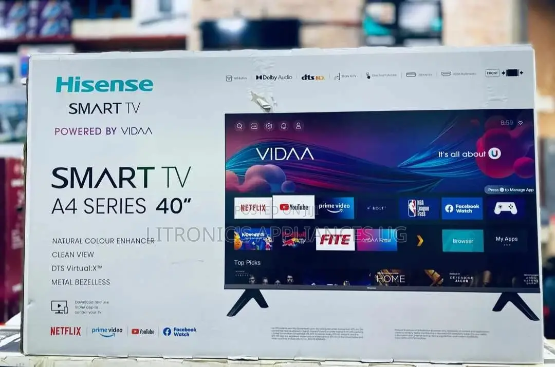Hisense 40 Smart Vida Flat Screen