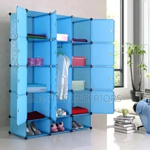 3column Plastic Wardrobe