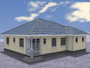 Building Plan and It's Artistic Impression.