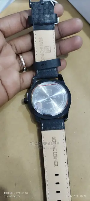 Naviforce Genuine Leather Watch for Men