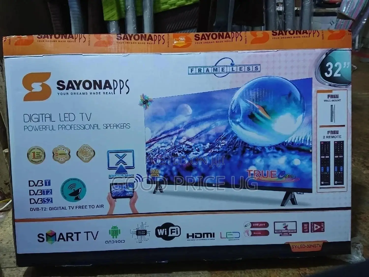 Sayona 32 Frameless Smart TV