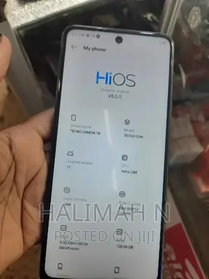 Tecno Camon 18 128 GB Gray