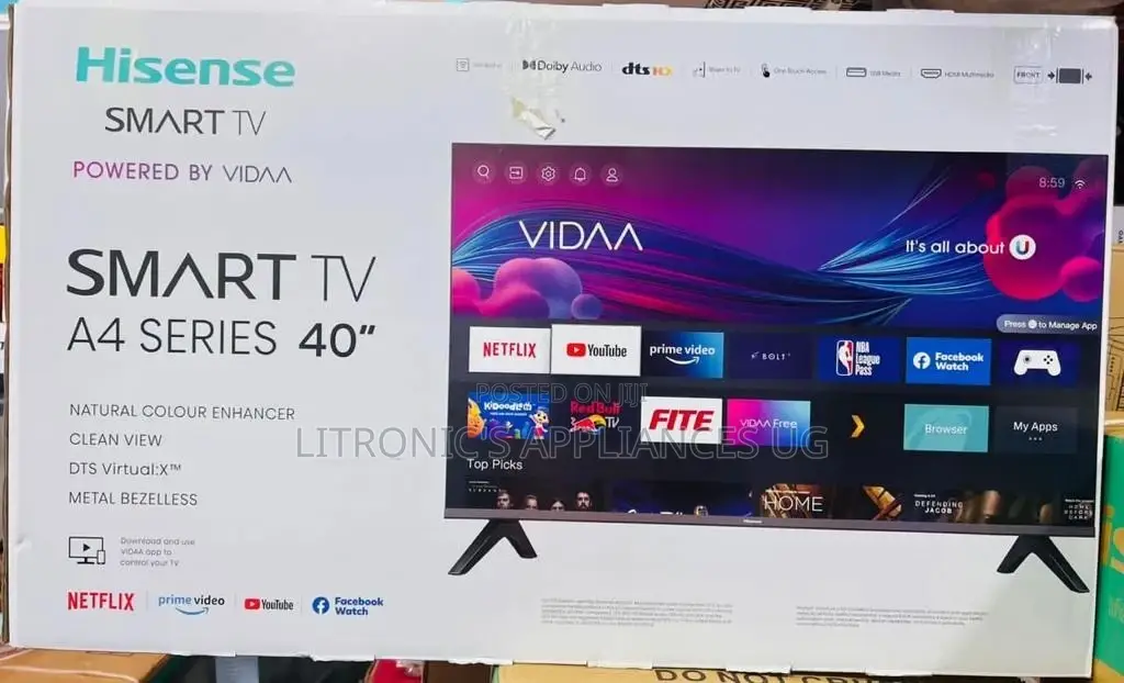 40inches Hisense Smart Vida Screen