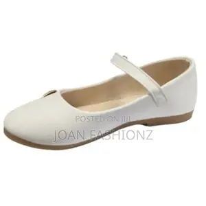 Girls Designer Pumps-White