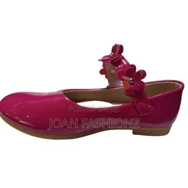 Girls Designer Pumps-Pink